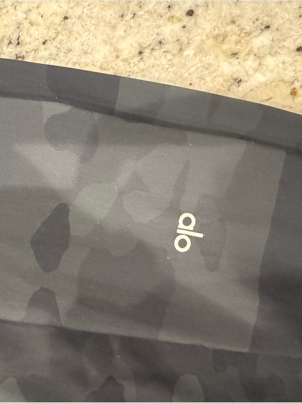 ALO Women’s Dark Gray Camo Athletic pants - Picture 2 of 3